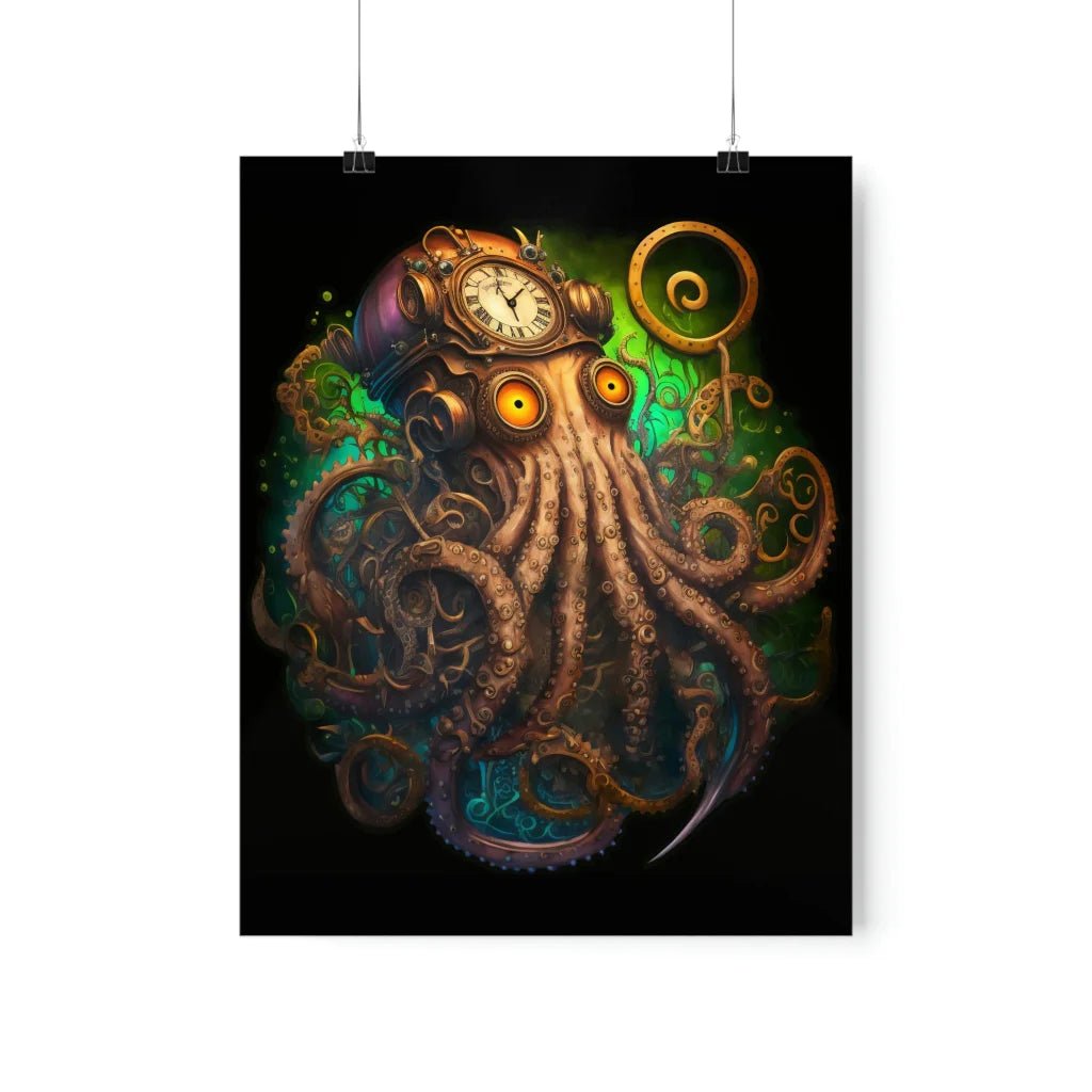 Clocktopus Poster - Bind on Equip - 17006238630462617701