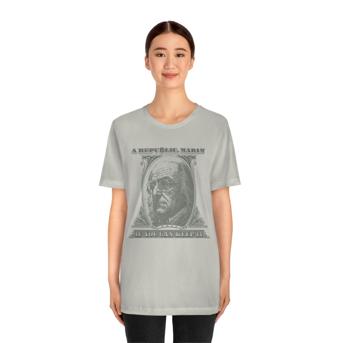 Franklin Bitcoin Tee - Crypto Republic - Bind on Equip - 11574768828918298691