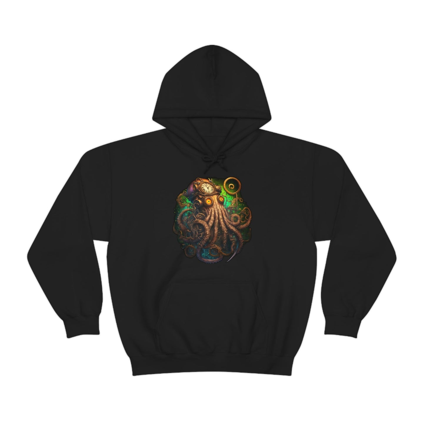 New School Steampunk Octopus Hoodie - Clocktopus - Bind on Equip - 14705985921991253555