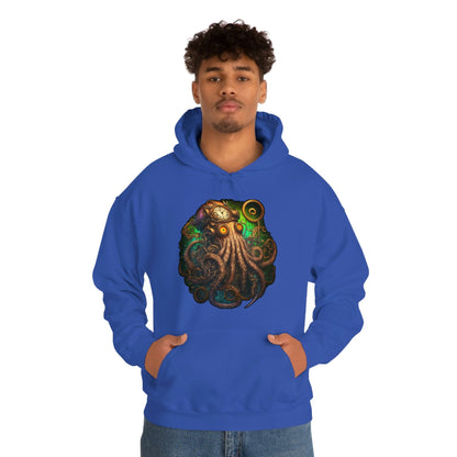 New School Steampunk Octopus Hoodie - Clocktopus - Bind on Equip - 19891192239650665798