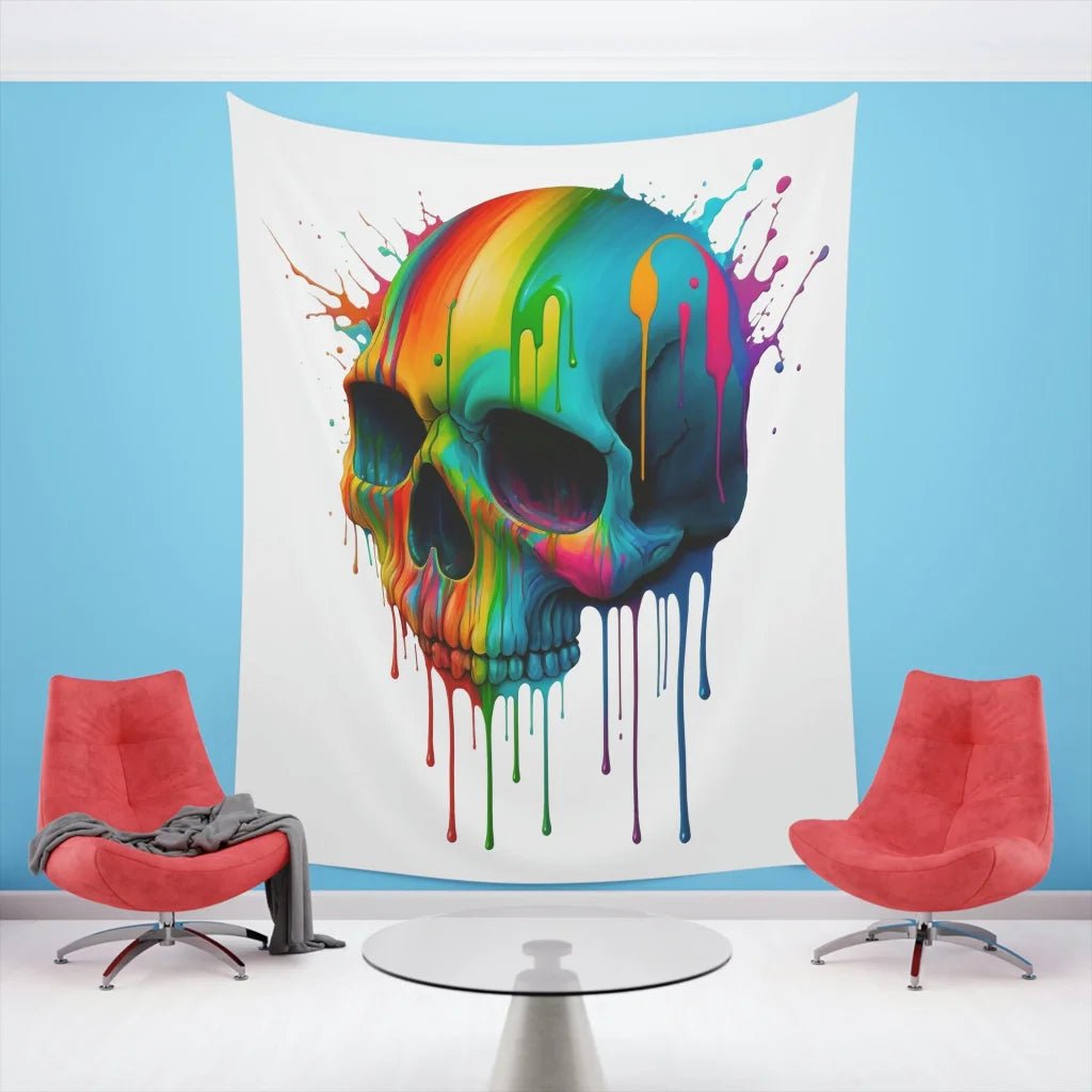 New School Tattoo Skull Tapestry - Soul of an Artist - Bind on Equip - 28876744420551517828