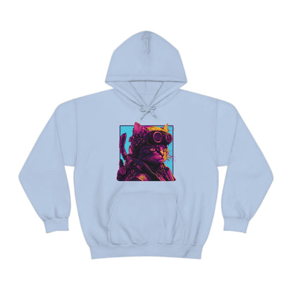 Steampunk Vaporwave Cat Hoodie - Steamkitty Plus - Bind on Equip - 62062394924576722018