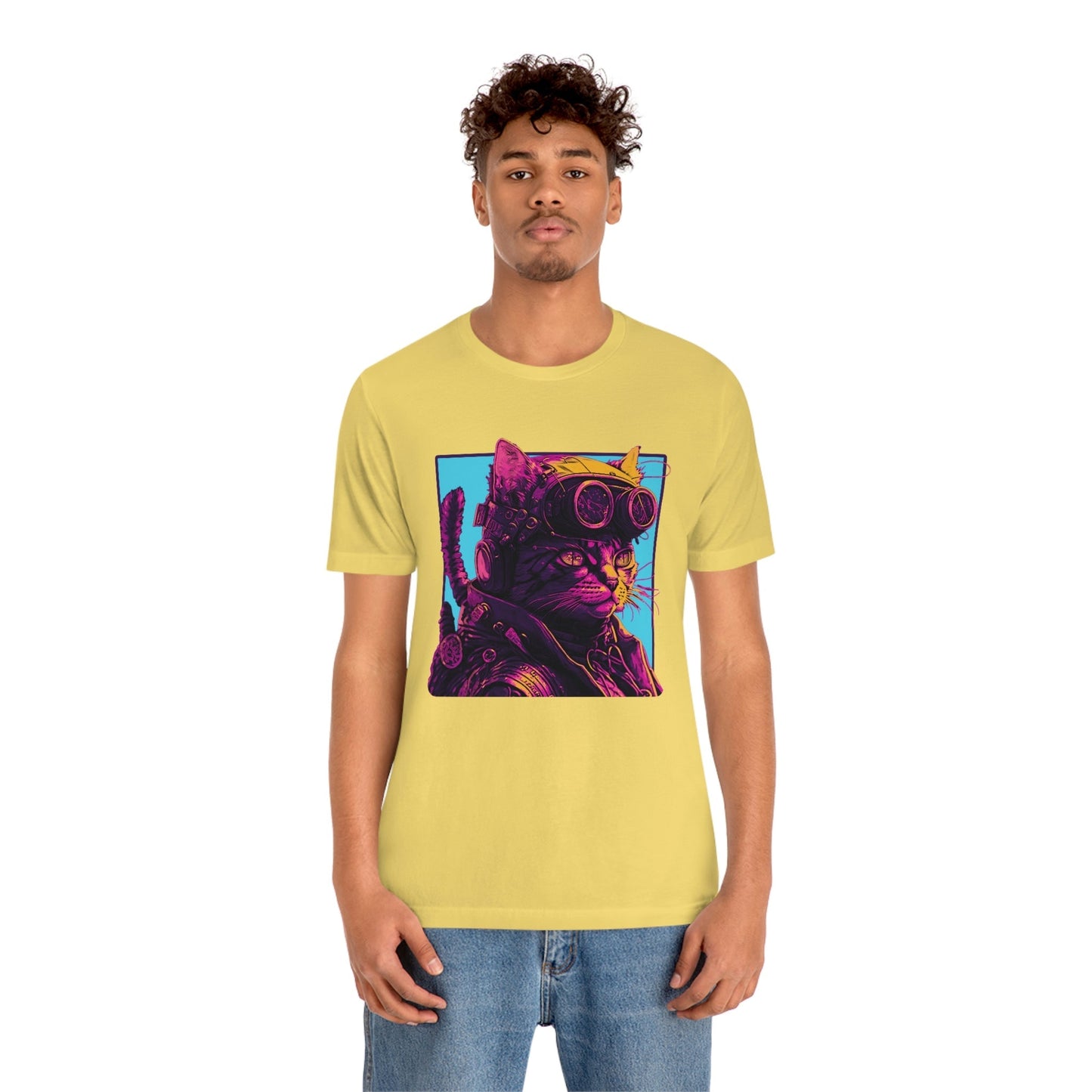 Steampunk Vaporwave Cat Tee - Steamkitty Plus - Bind on Equip - 15584795736527982166