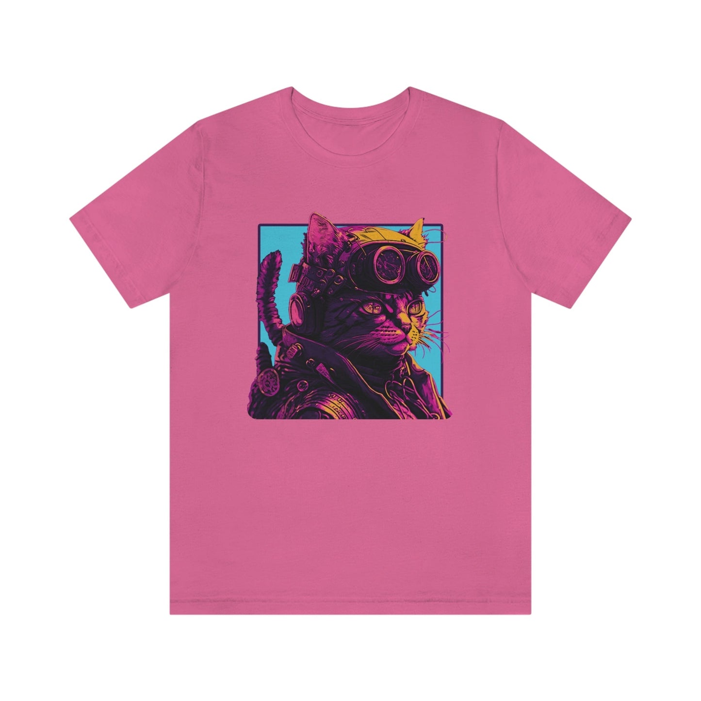 Steampunk Vaporwave Cat Tee - Steamkitty Plus - Bind on Equip - 15584795736527982166