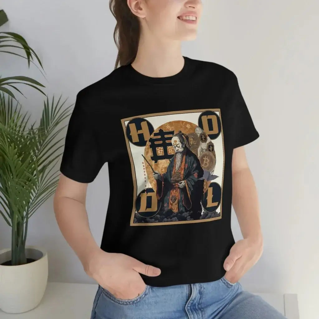 Ukiyo-e Bitcoin Tee - Cryptic Wisdom - Bind on Equip - 19603632000463491178