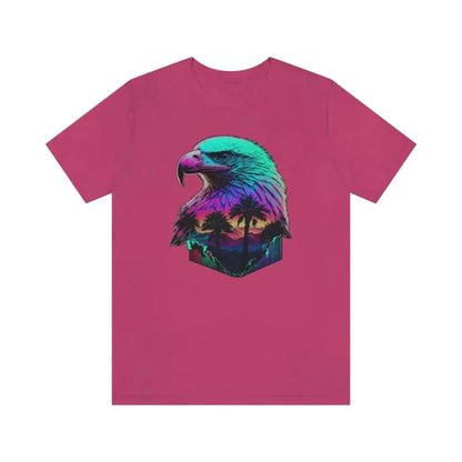 Vaporwave Eagle Tee - Land of the Vapor, Home of the Wave - Bind on Equip - 19005247411775473332