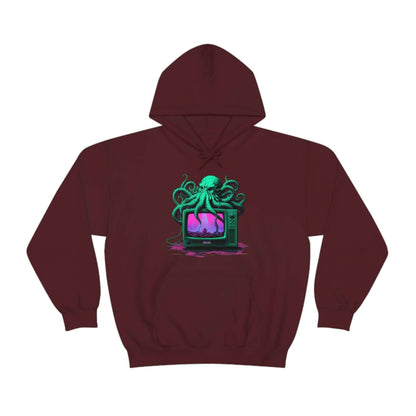 Vaporwave Octopus Hoodie - Octovision 2.0 - Bind on Equip - 23874607988252282254