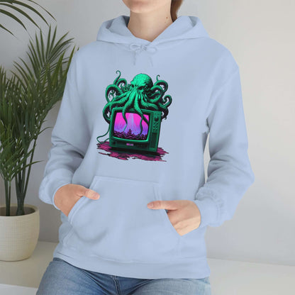 Vaporwave Octopus Hoodie - Octovision 2.0 - Bind on Equip - 23874607988252282254