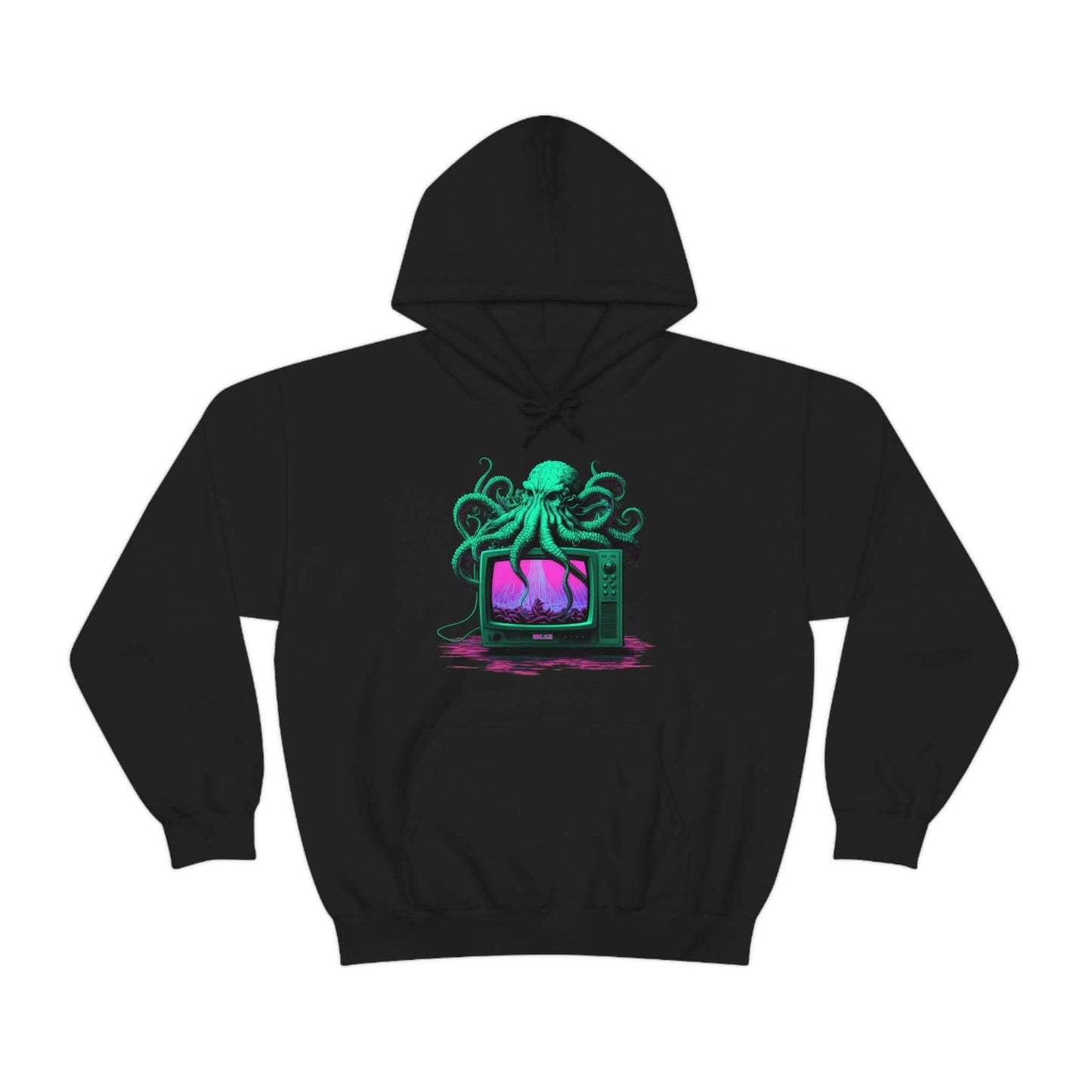 Vaporwave Octopus Hoodie - Octovision 2.0 - Bind on Equip - 30004860450111392270