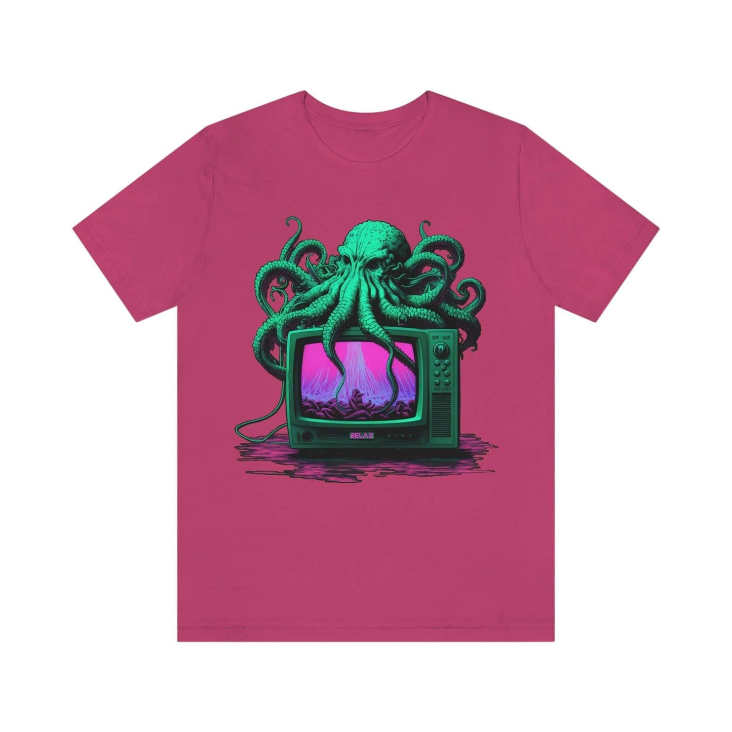 Vaporwave Octopus Tee - Octovision 2.0 - Bind on Equip - 33306707216990107827