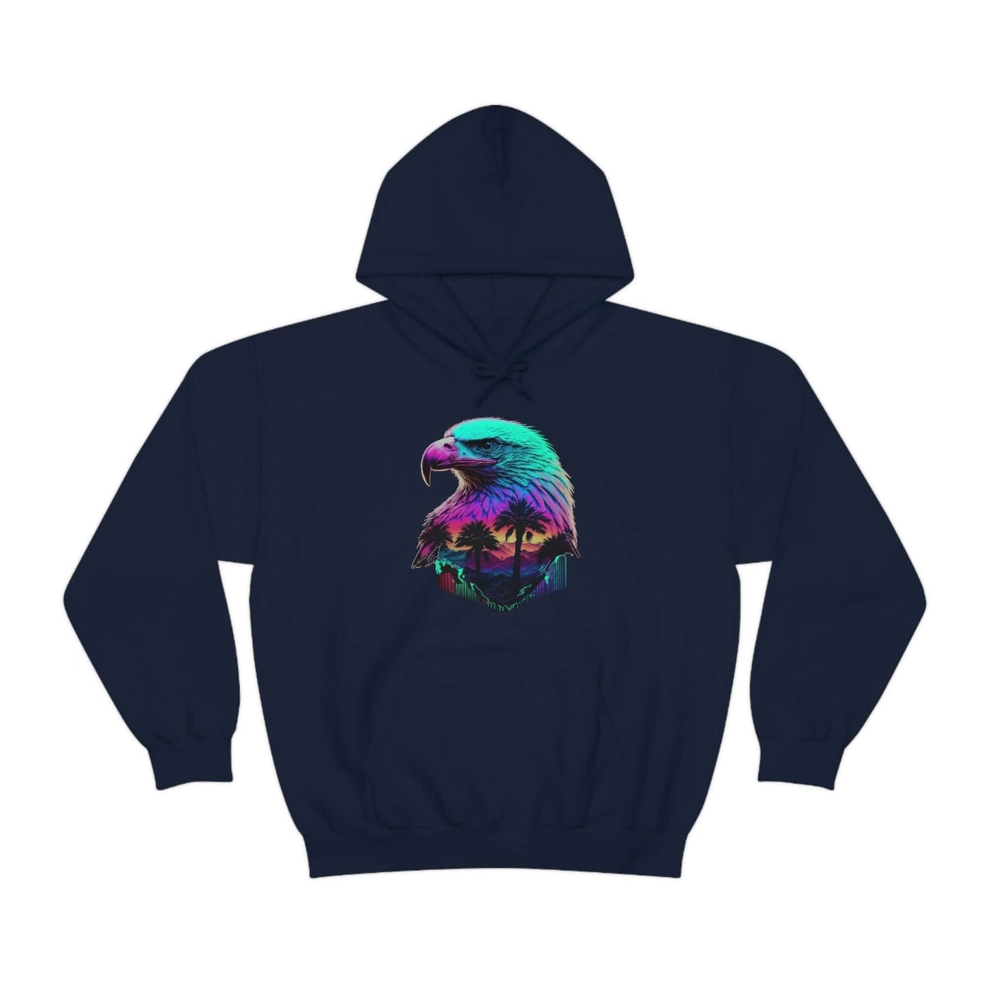 Womens and Mens Patriotic Hoodies - Land of the Vapor, Home of the Wave - Bind on Equip - 19440781292044521688